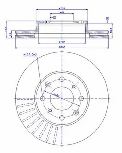 Тормозной диск CAR купить