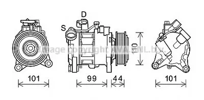 Компрессор, кондиционер AVA QUALITY COOLING купить