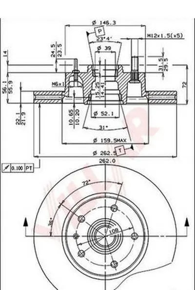 Тормозной диск VILLAR купить