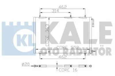 Конденсатор, кондиционер KALE OTO RADYATÖR купить