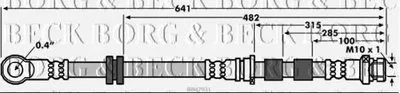 Тормозной шланг BORG & BECK купить