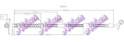 Тормозной шланг BROVEX-NELSON купить