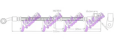 Тормозной шланг BROVEX-NELSON купить