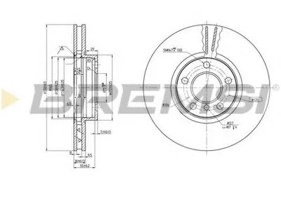 Тормозной диск BREMSI купить