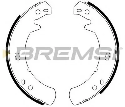 Комплект тормозных колодок, стояночная тормозная система BREMSI купить