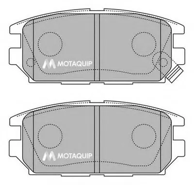 Комплект тормозных колодок, дисковый тормоз MOTAQUIP купить