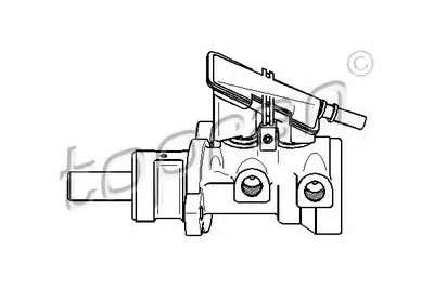 целиндер ручного тормоза TOPRAN купить