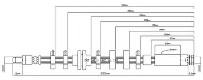 Тормозной шланг MOTAQUIP купить