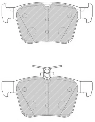 Комплект тормозных колодок, дисковый тормоз PREMIER FERODO купить