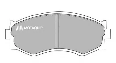 Комплект тормозных колодок, дисковый тормоз MOTAQUIP купить