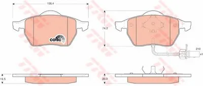 Комплект тормозных колодок, дисковый тормоз Dr!ve+ купить