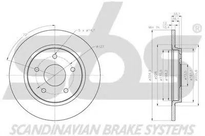 Тормозной диск sbs купить
