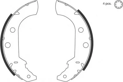 Комплект тормозных колодок SPIDAN купить