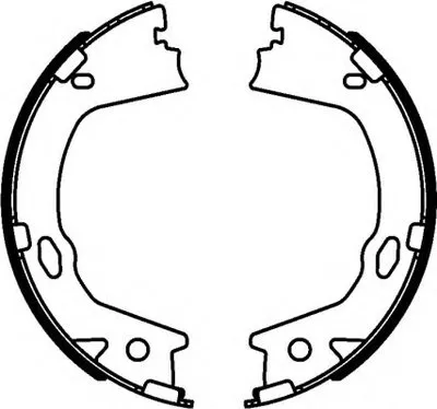 Комплект тормозных колодок, стояночная тормозная система HELLA купить