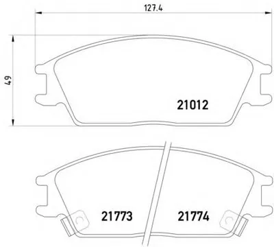 Комплект тормозных колодок, дисковый тормоз HELLA купить