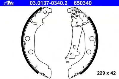 Комплект тормозных колодок ATE купить