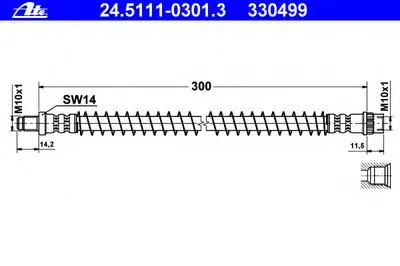 Тормозной шланг ATE купить