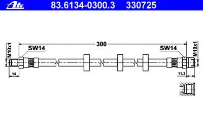 Тормозной шланг ATE купить