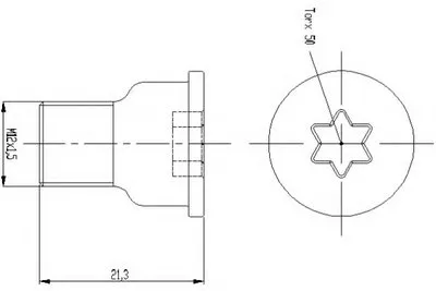Болт, диск тормозного механизма HELLA PAGID купить