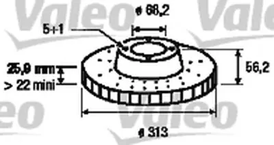 Тормозной диск VALEO купить