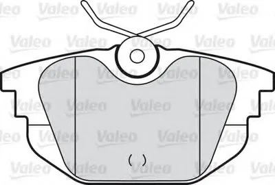 Комплект тормозных колодок, дисковый тормоз VALEO купить