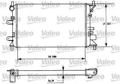 Радиатор, охлаждение двигателя VALEO купить