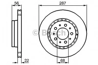 Тормозной диск BOSCH купить