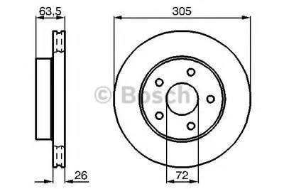 Тормозной диск BOSCH купить