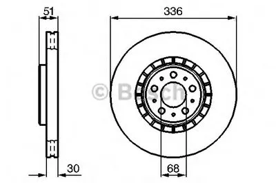 Тормозной диск BOSCH купить