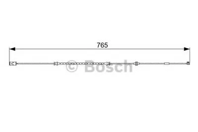 Сигнализатор, износ тормозных колодок BOSCH купить