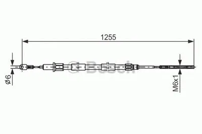 Трос, стояночная тормозная система BOSCH купить