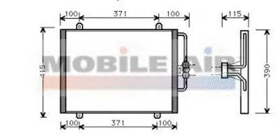 Конденсатор, кондиционер VAN WEZEL купить