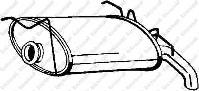 Глушитель выхлопных газов конечный BOSAL купить