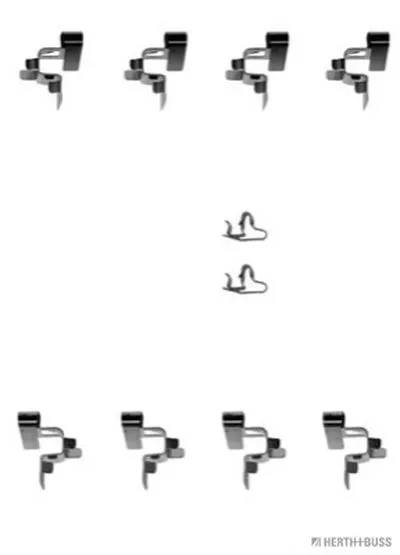 Комплектующие, колодки дискового тормоза HERTH+BUSS JAKOPARTS купить