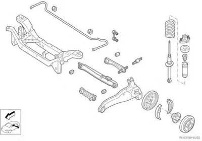 Рулевое управление; Подвеска колеса HERTH+BUSS JAKOPARTS купить