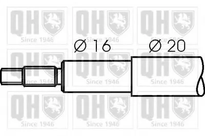 Амортизатор QH Lip QUINTON HAZELL купить