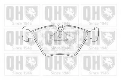 Комплект тормозных колодок, дисковый тормоз QUINTON HAZELL купить