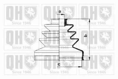 Комплект пылника, приводной вал QUINTON HAZELL купить