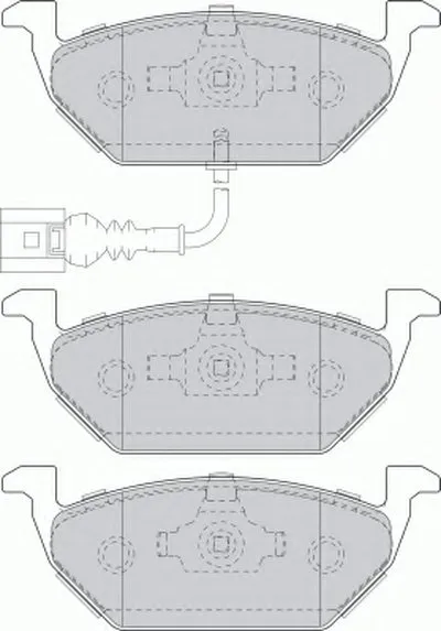 Комплект тормозных колодок, дисковый тормоз PREMIER FERODO купить