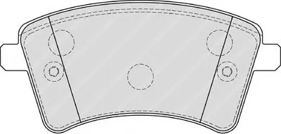 Комплект тормозных колодок, дисковый тормоз PREMIER FERODO купить