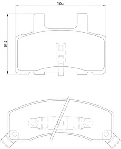 Комплект тормозных колодок, дисковый тормоз MINTEX купить