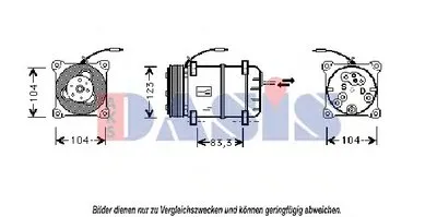 Компрессор, кондиционер AKS DASIS купить