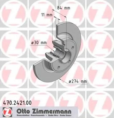Тормозной диск ZIMMERMANN купить