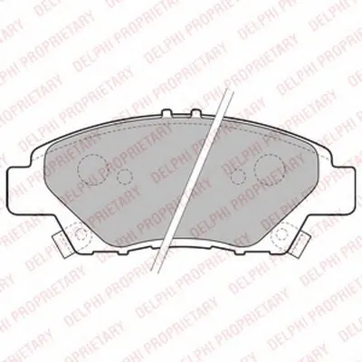 Комплект тормозных колодок, дисковый тормоз DELPHI купить