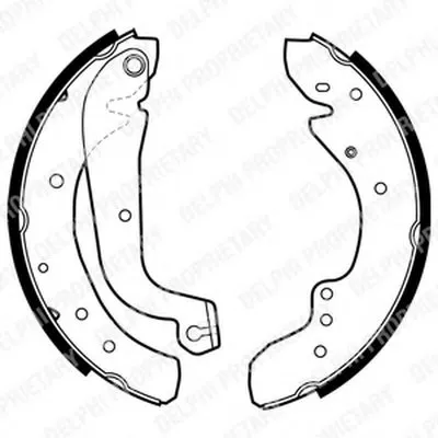 Комплект тормозных колодок DELPHI купить