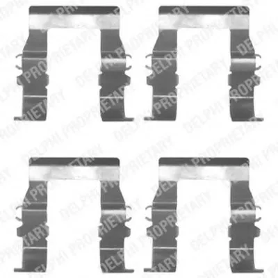 Комплектующие, колодки дискового тормоза DELPHI купить