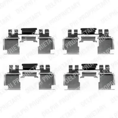 Комплектующие, колодки дискового тормоза DELPHI купить