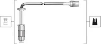 Комплект проводов зажигания MAGNETI MARELLI купить