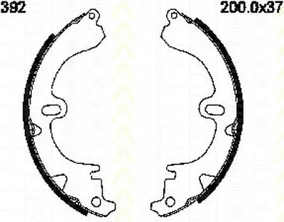 Комплект тормозных колодок TRISCAN купить