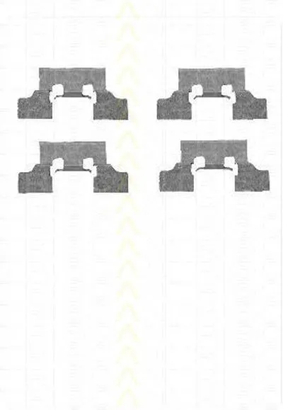 Комплектующие, колодки дискового тормоза TRISCAN купить